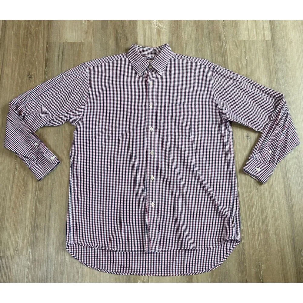J Crew Mens Long Sleeve Button Down Shirts -‎ Set Of 2 - Medium